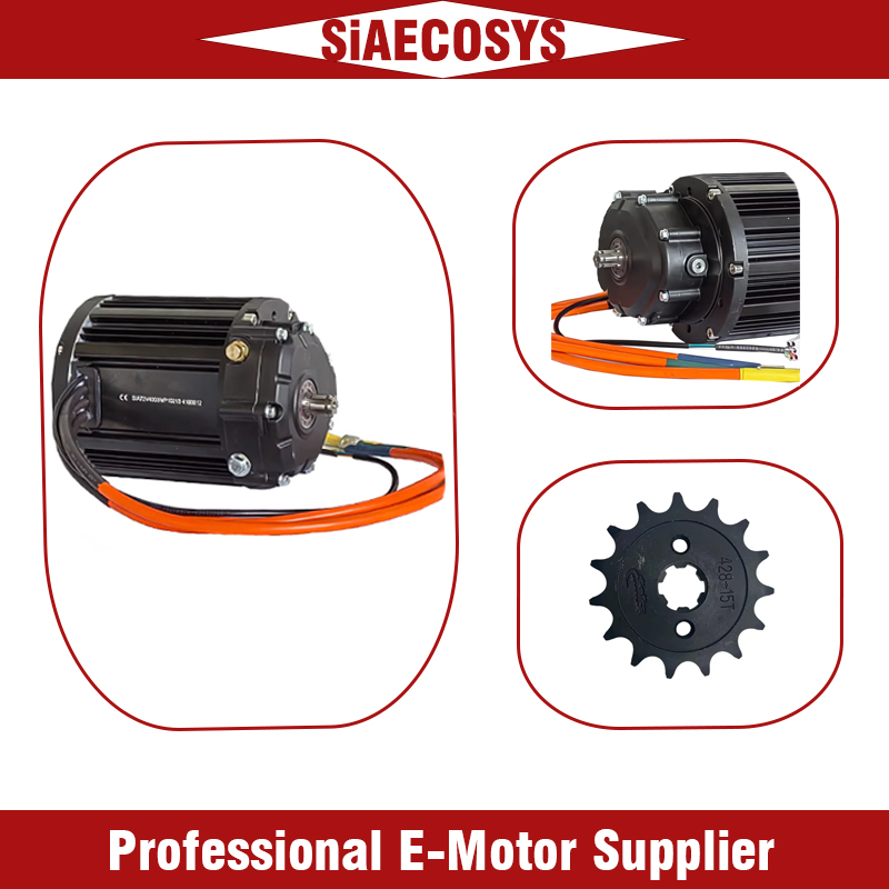 4000W Mid Drive Motor Kit with - Motorcycle Gear Ratings 评论和价格