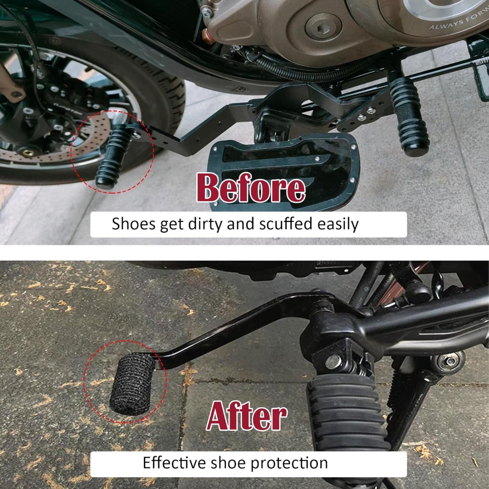Motorcycle Shifter Shoe Protec - Motorcycle Gear Shift Pattern 评论和价格