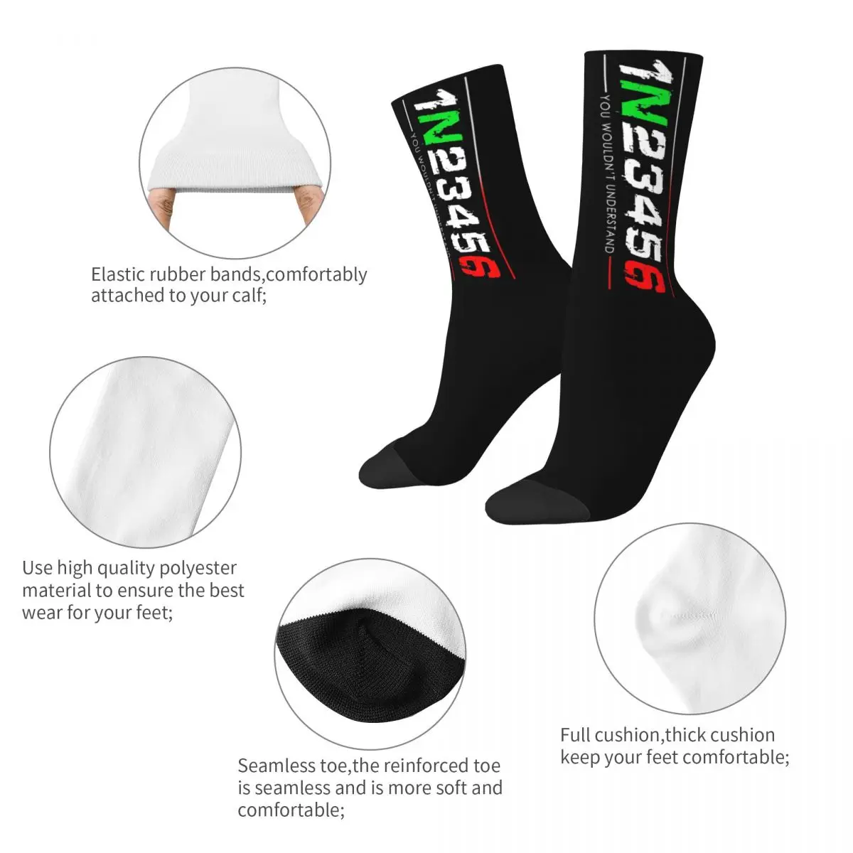 All Season Socks 1N23456 Motor - Motorcycle Gear Youtube 评论和价格