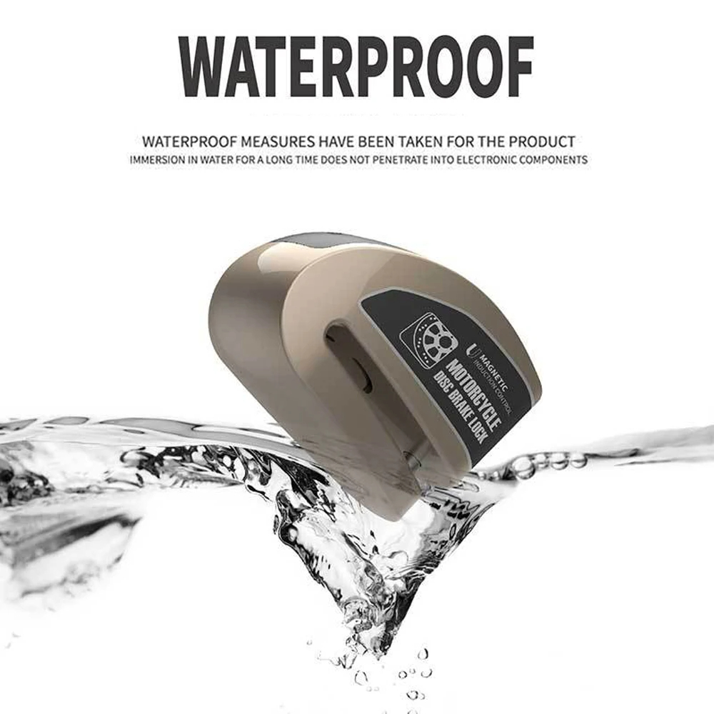 Waterproof Motorcycle Alarm Lo - Disc Lock Brake 评论和价格