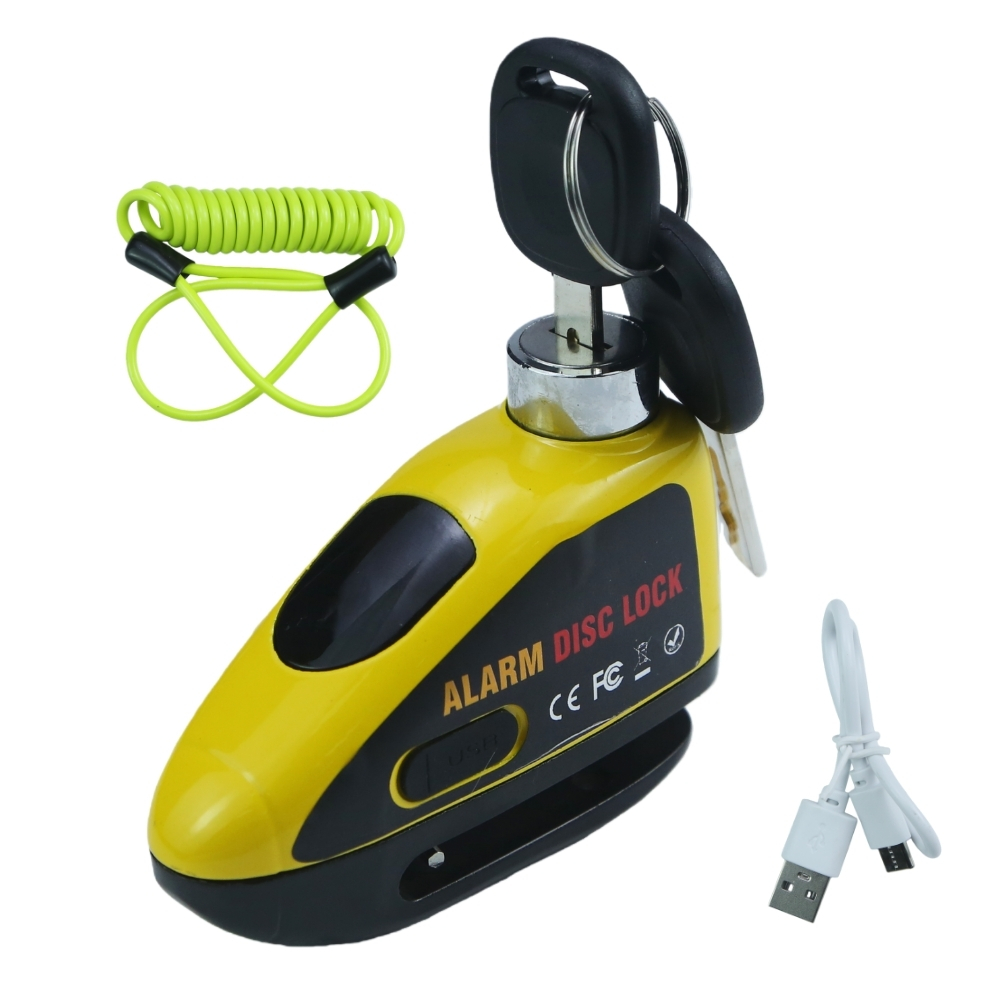 Rechargeable 140dB Motorcycle  - Disc Lock Brake 评论和价格